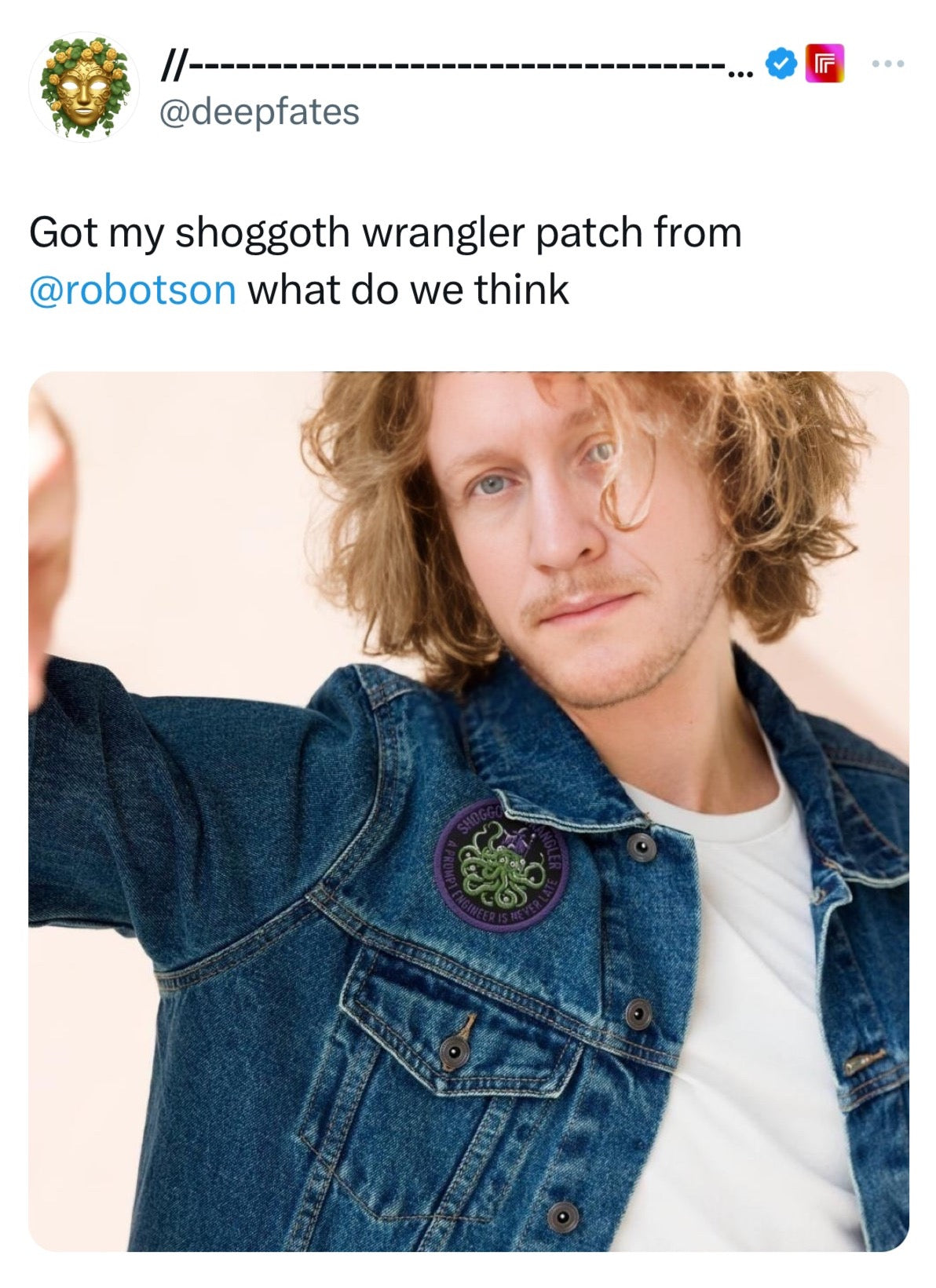 the homie deep fates rocking the shoggoth wrangler patch