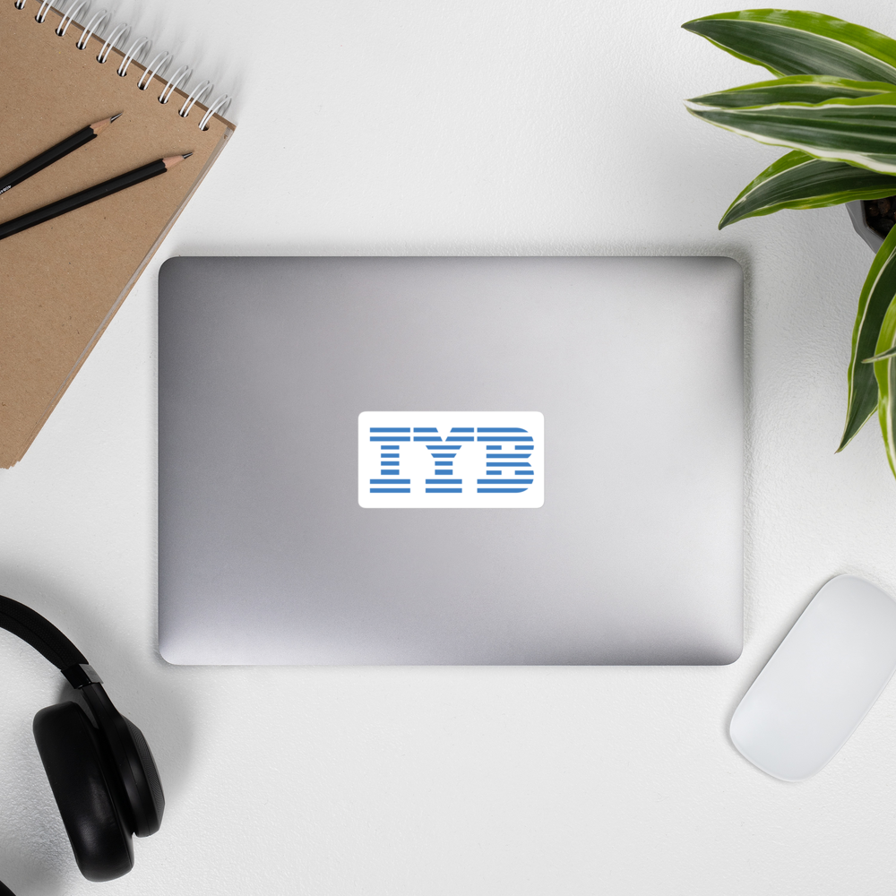 Big Blue IYB Logo Sticker