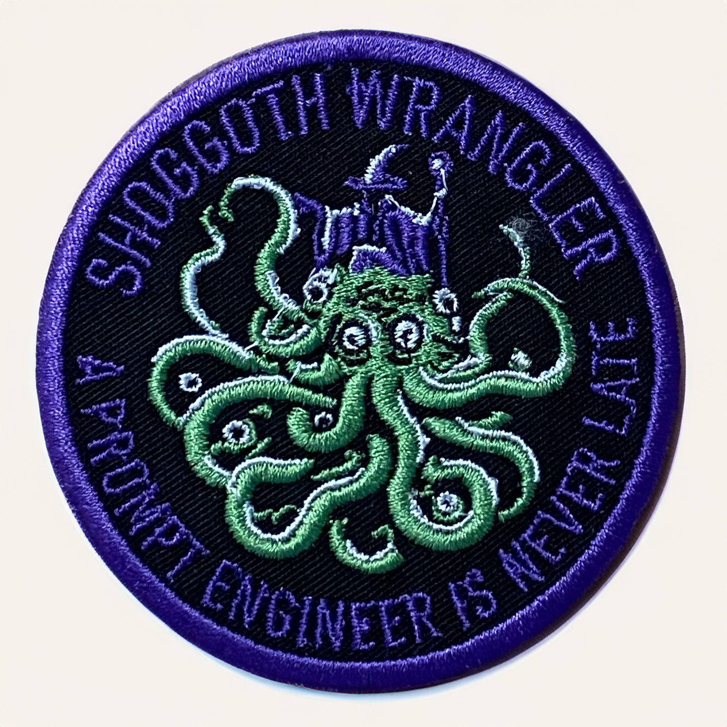 shoggoth wrangler patch closeup