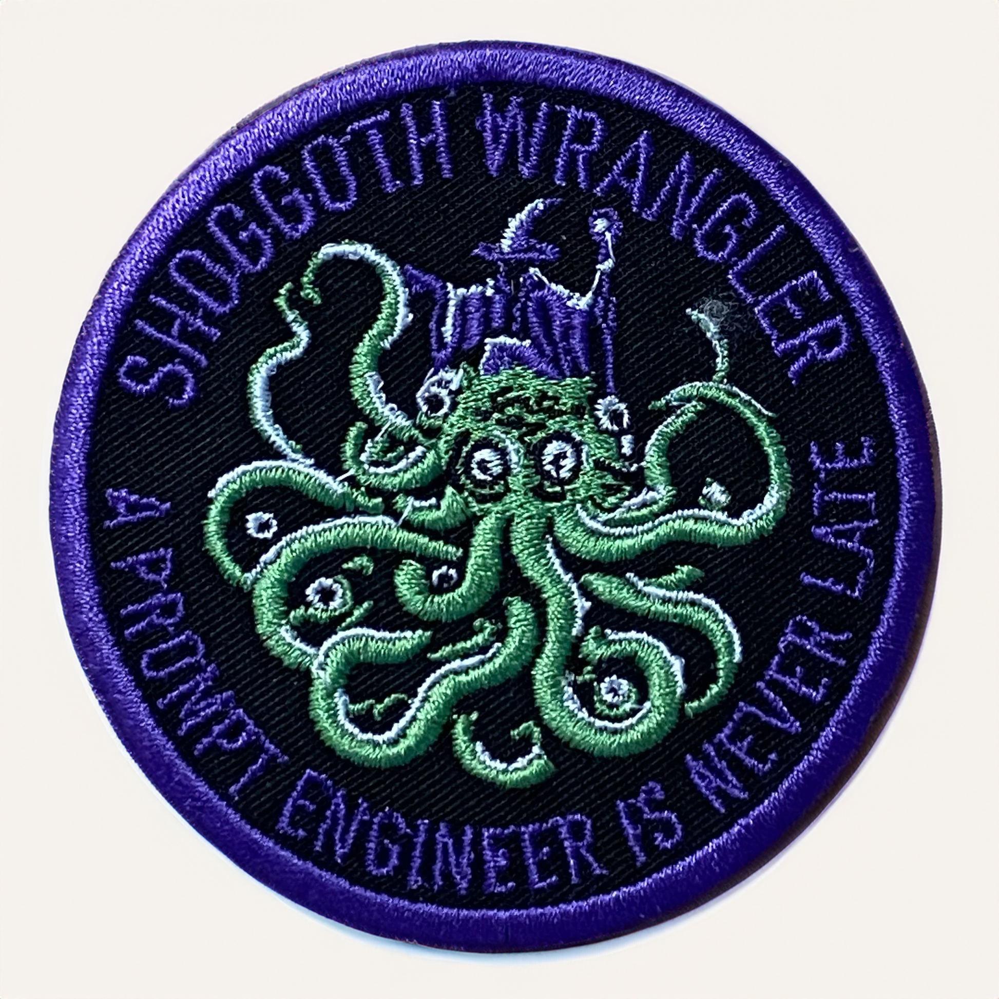 shoggoth wrangler patch closeup